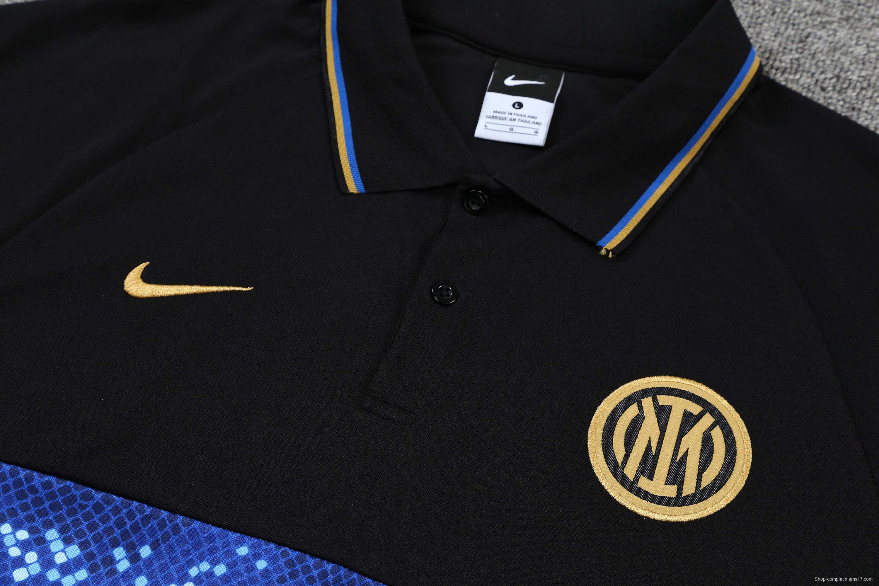 Inter Milan POLO kit black and blue pattern(not supported to be sold separately)