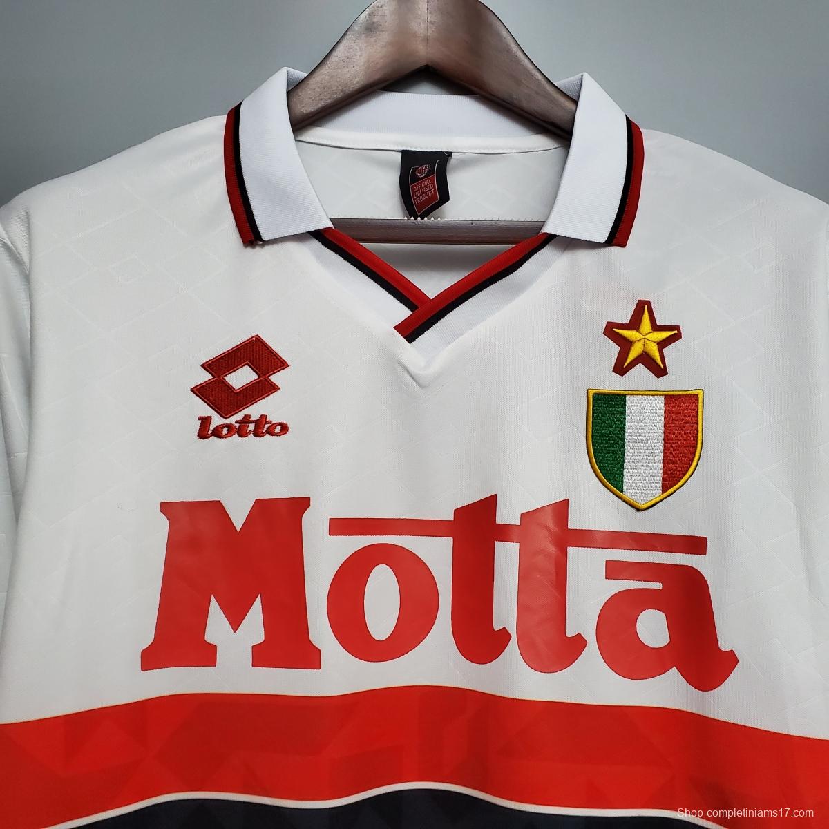 Retro 93/94 AC Milan away Soccer Jersey