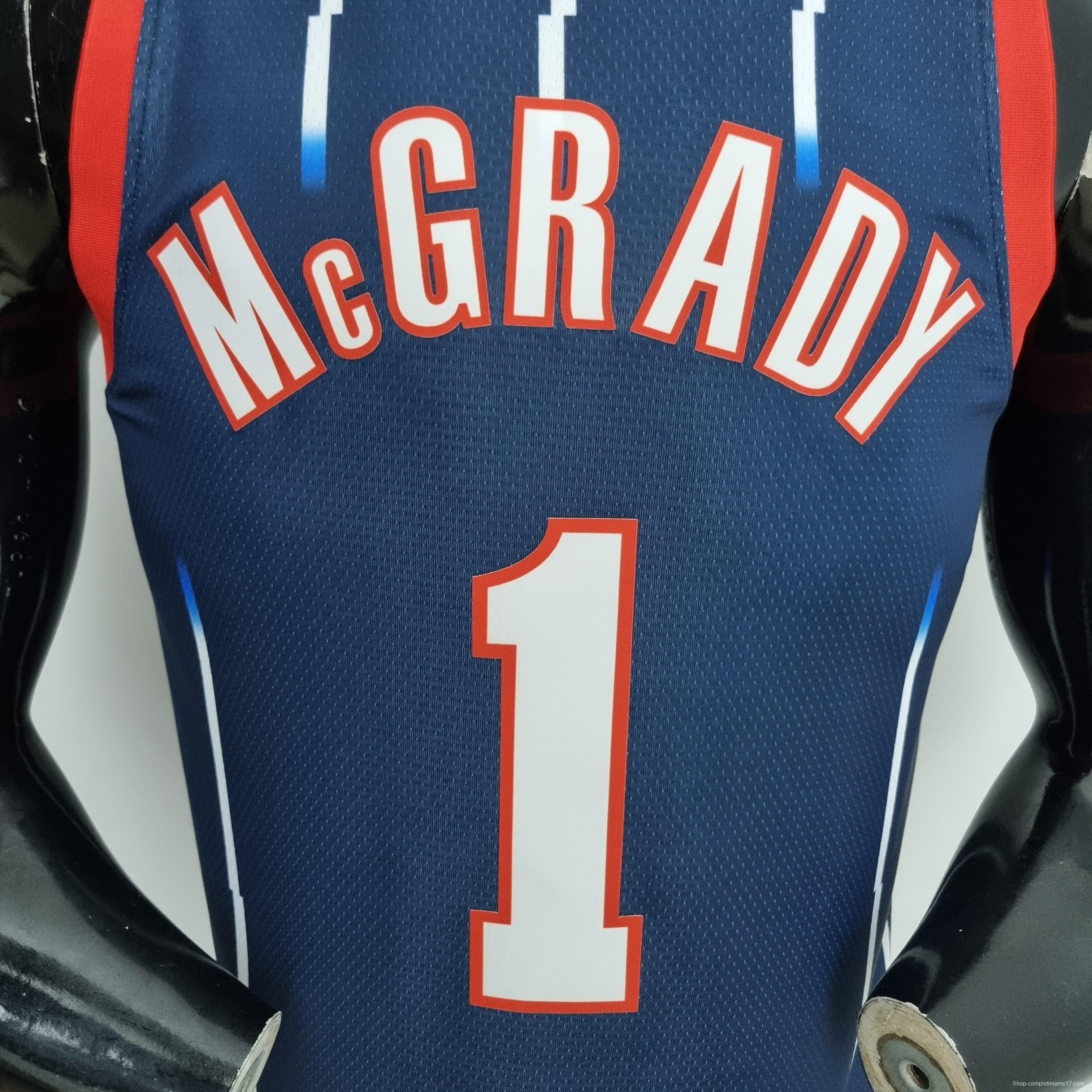 2022 Houston Rockets McGrady #1 Urban Edition NBA Jersey