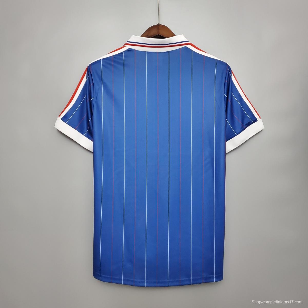 Retro France 1982 home Soccer Jersey