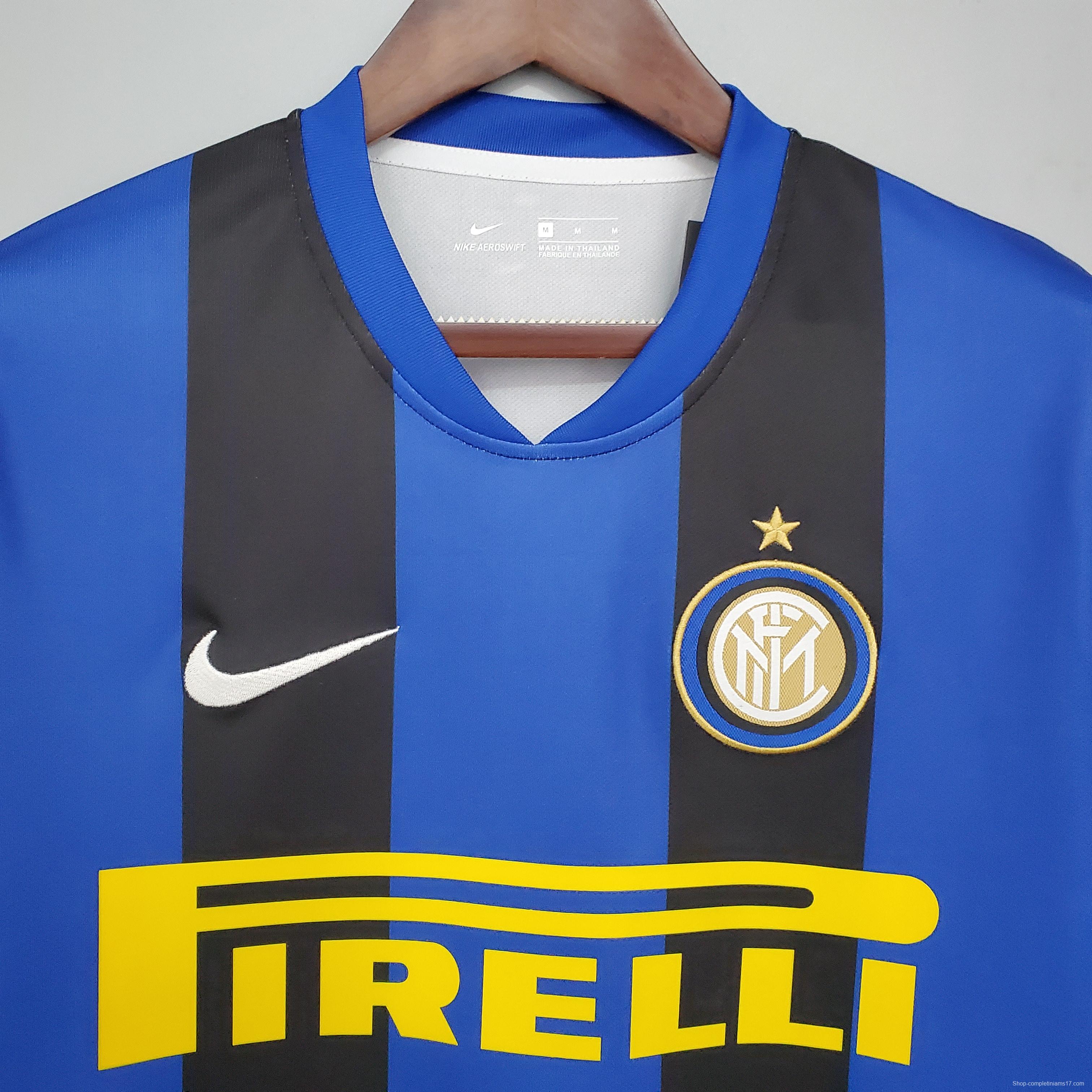 Retro 08/09 Inter Milan home Soccer Jersey