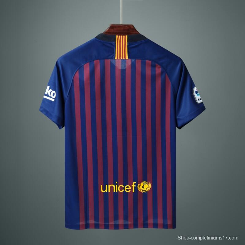 18-19 Barcelona home Soccer Jersey