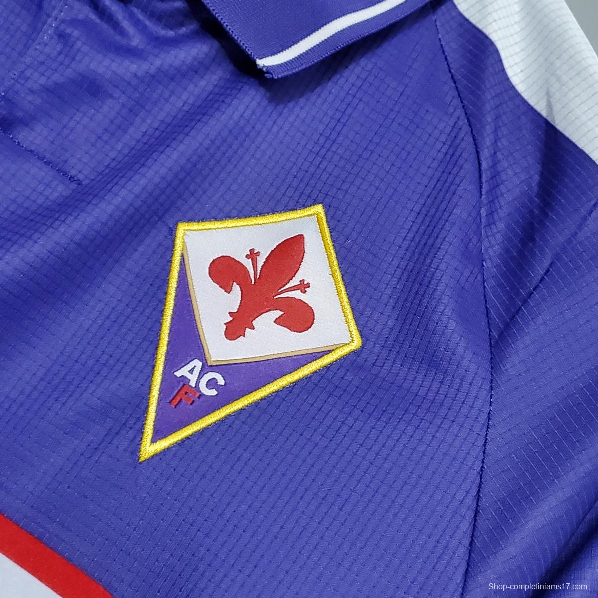 Retro 1998 Fiorentina home Soccer Jersey