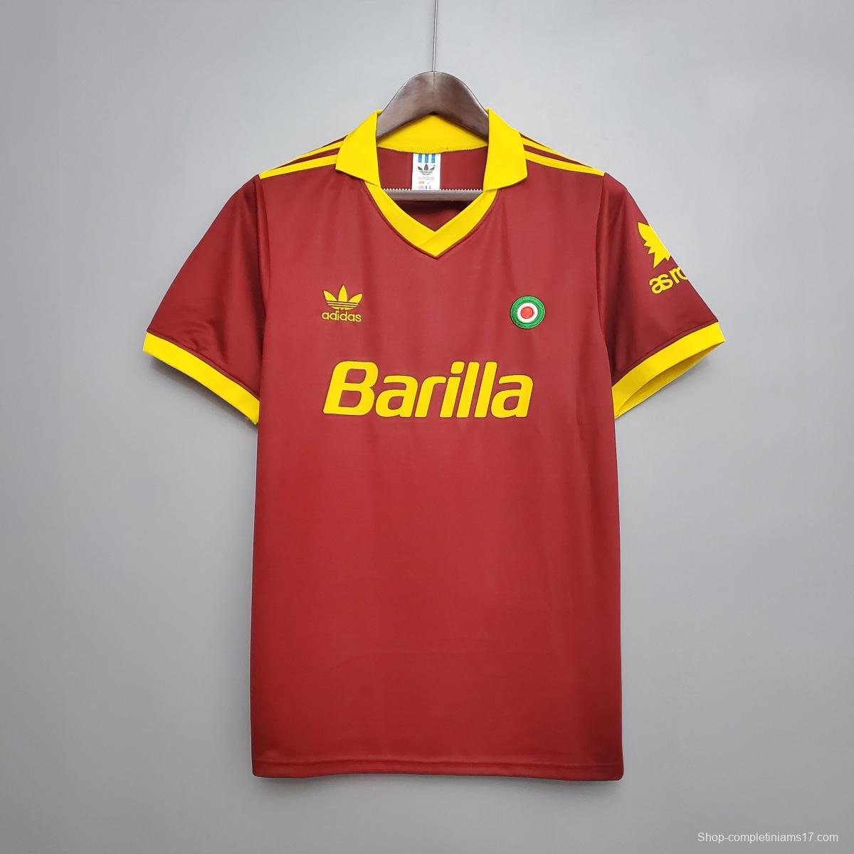 Retro Roma 91/92 home Soccer Jersey