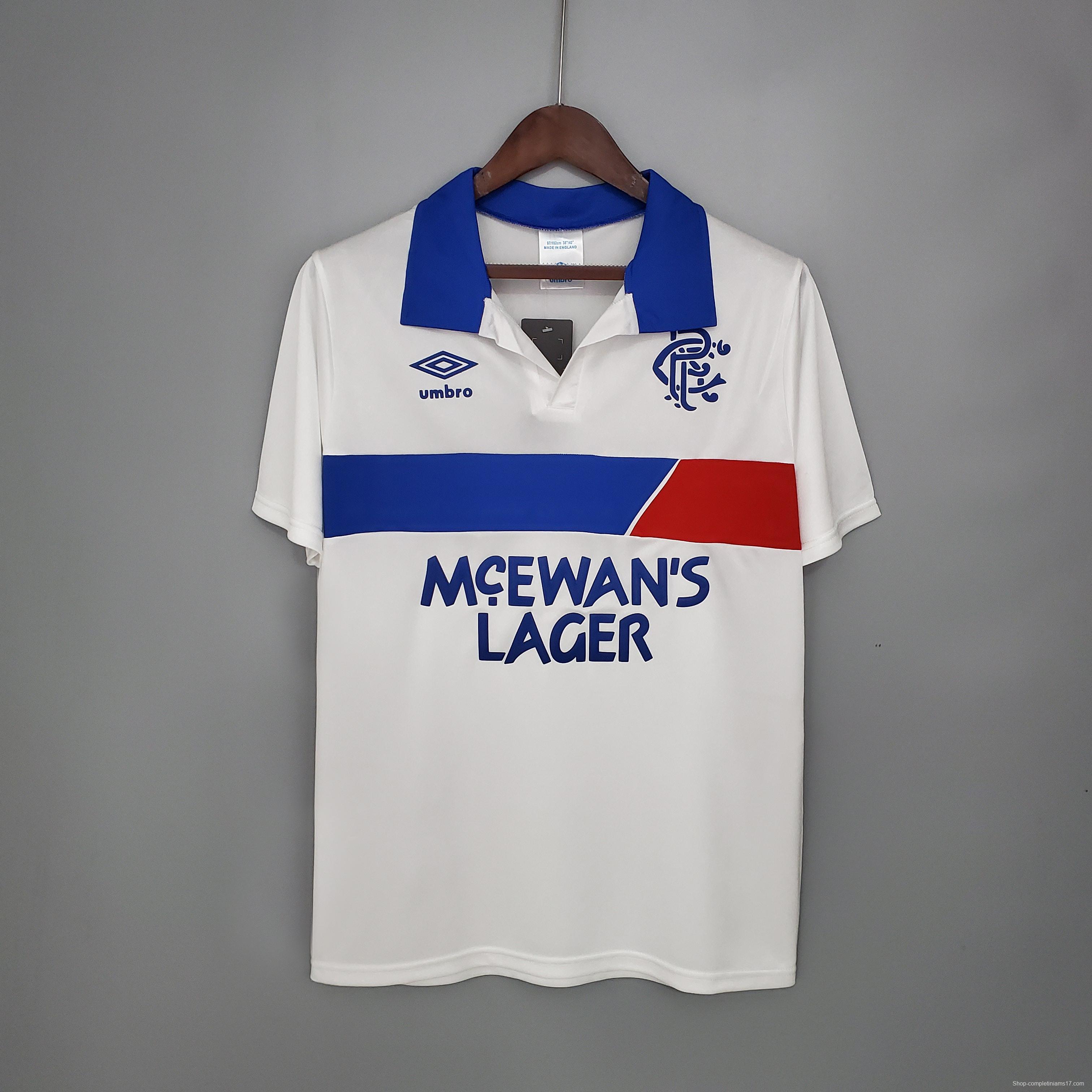 Retro Rangers 1994 away Soccer Jersey