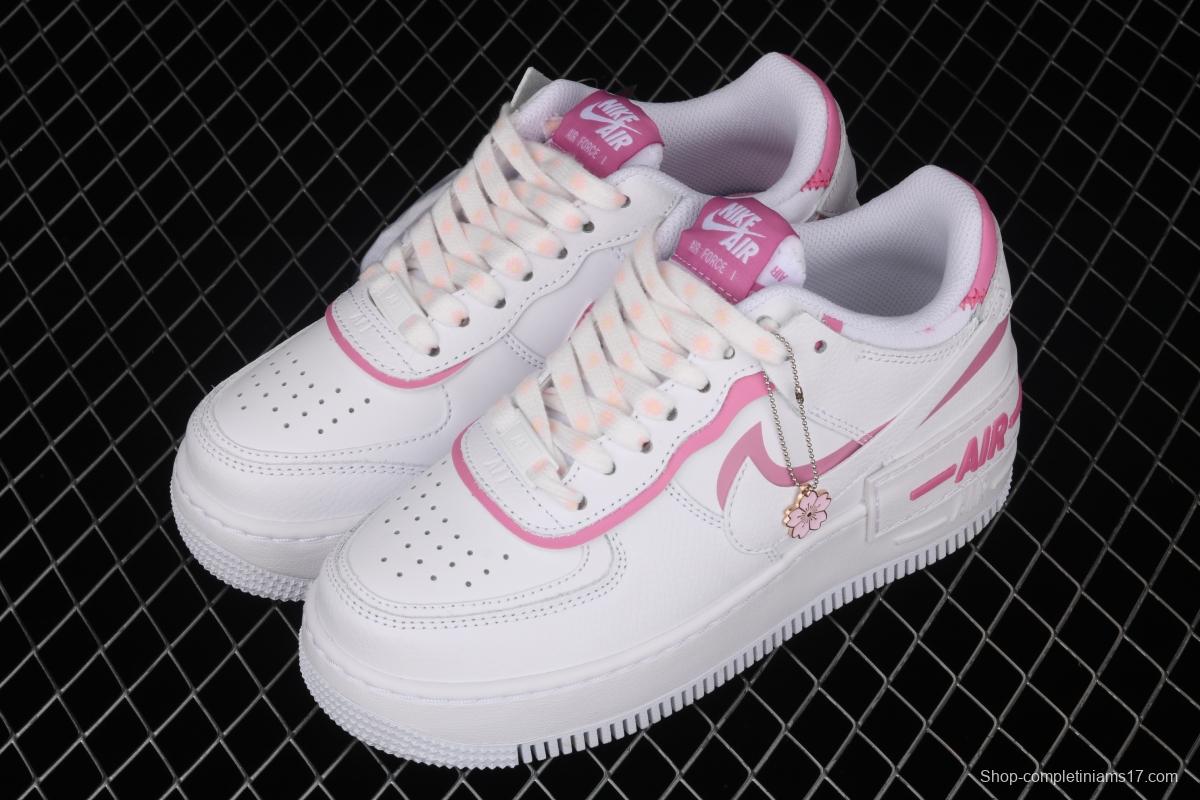 NIKE Air Force 1 ShAdidasow light weight heightened low-top 100-top board shoes CI0919-102