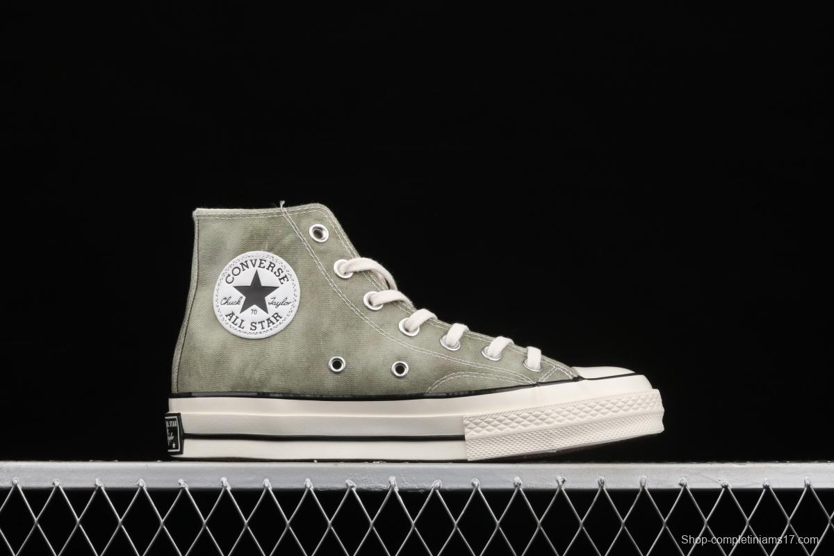 Converse 70s new spring color spring matcha ink rendering high-top leisure board shoes 170964C