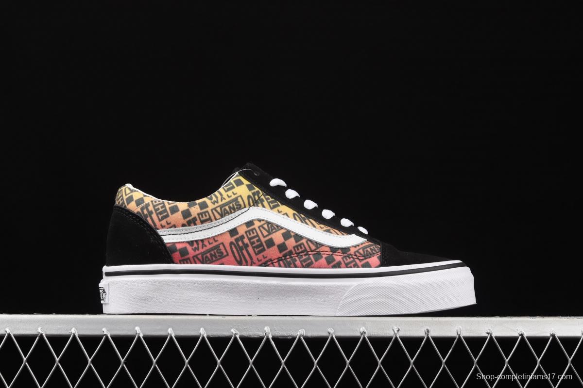 Vans Old Skool gradient color matching series low-top casual board shoes VN0A4U3B2N5