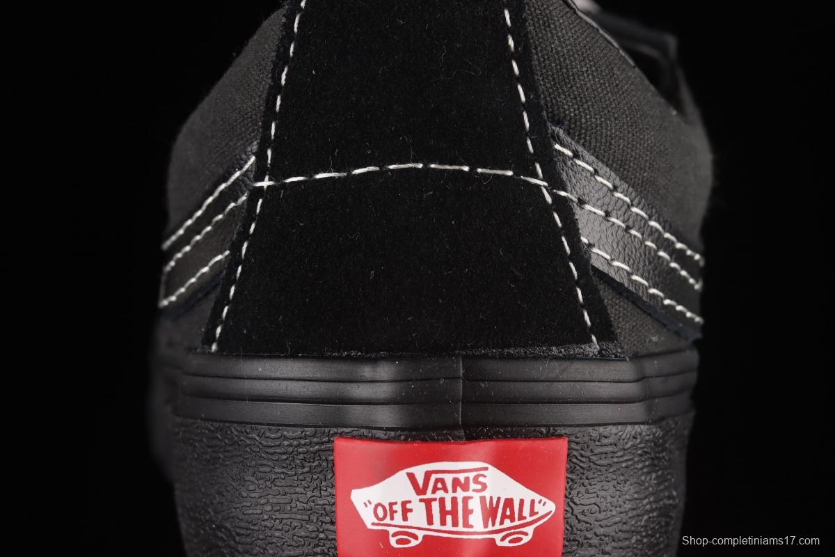 Vans Sk8-Low Yu Wenle's all-black low-top casual board shoes VN0A4UW12U3