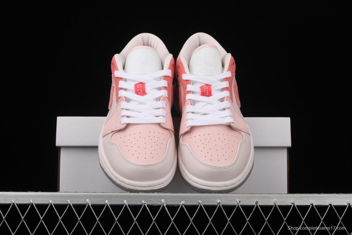 Air Jordan 1 Low two-dimensional Valentine's Day low-end retro culture basketball shoes DM5443-666