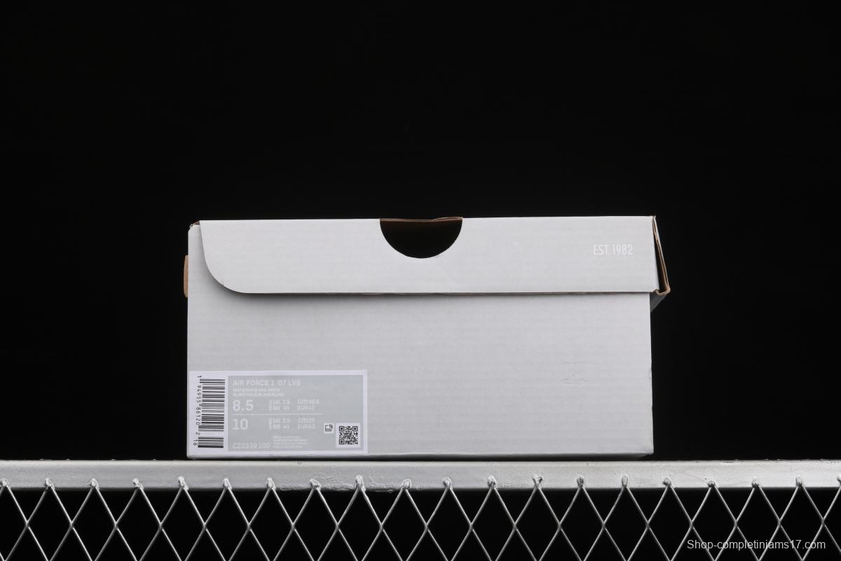 NIKE Air Force 1 low-top sports and leisure board shoes CZ0339-100