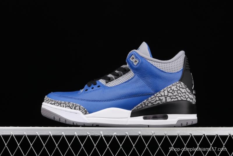 Air Jordan 3 Varsity Royal AJ3 Joe 3 head Royal Blue CT8532-400