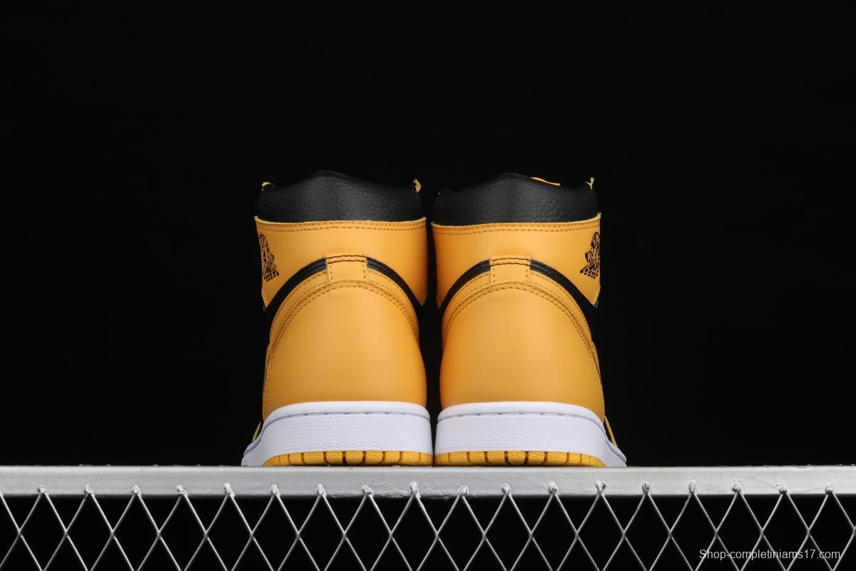 Air Jordan 1 High OG Pollen black and yellow 555088-701