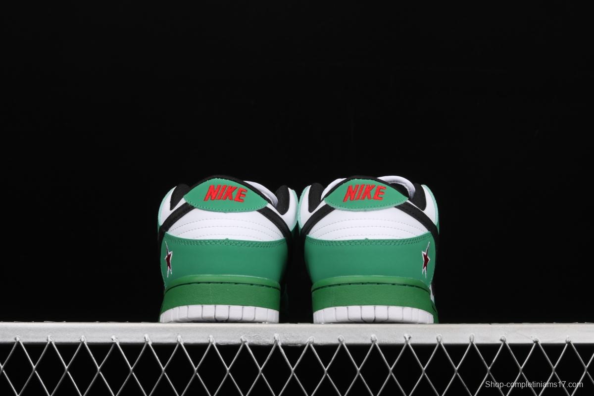 NIKE DUNK SB LoW Heineken Heineken over-limit low-top sports and leisure board shoes 304292-302