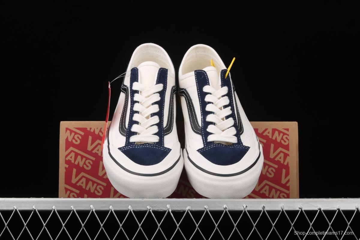 Vans Style 36 half-moon head half-crescent white low-top sports board shoes VN0A38GF4UJ2