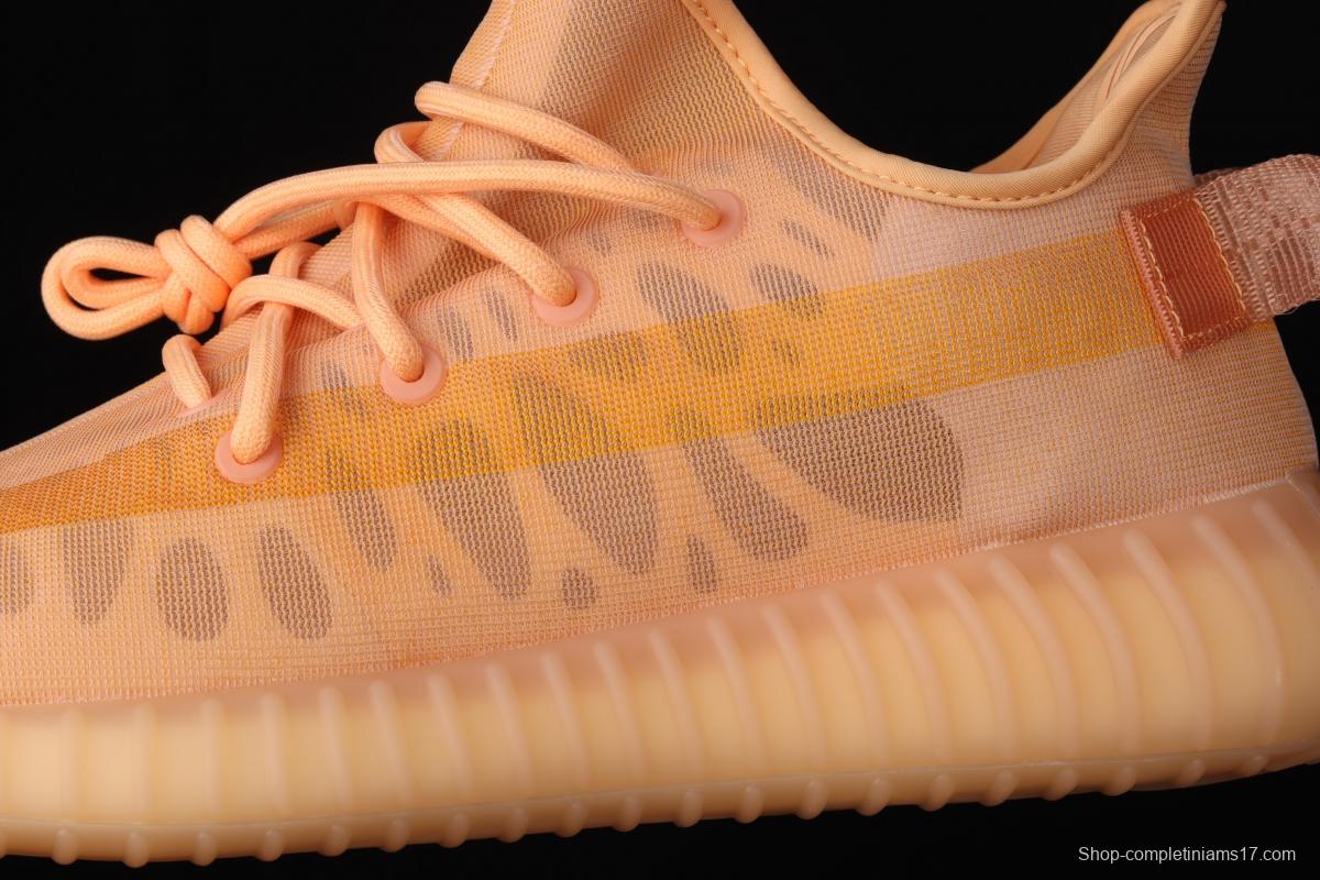 Adidas Yeezy Boost 350V2 Mono Mist GW2870 Darth Coconut 350 second generation ice silk series misty orange color BASF popcorn