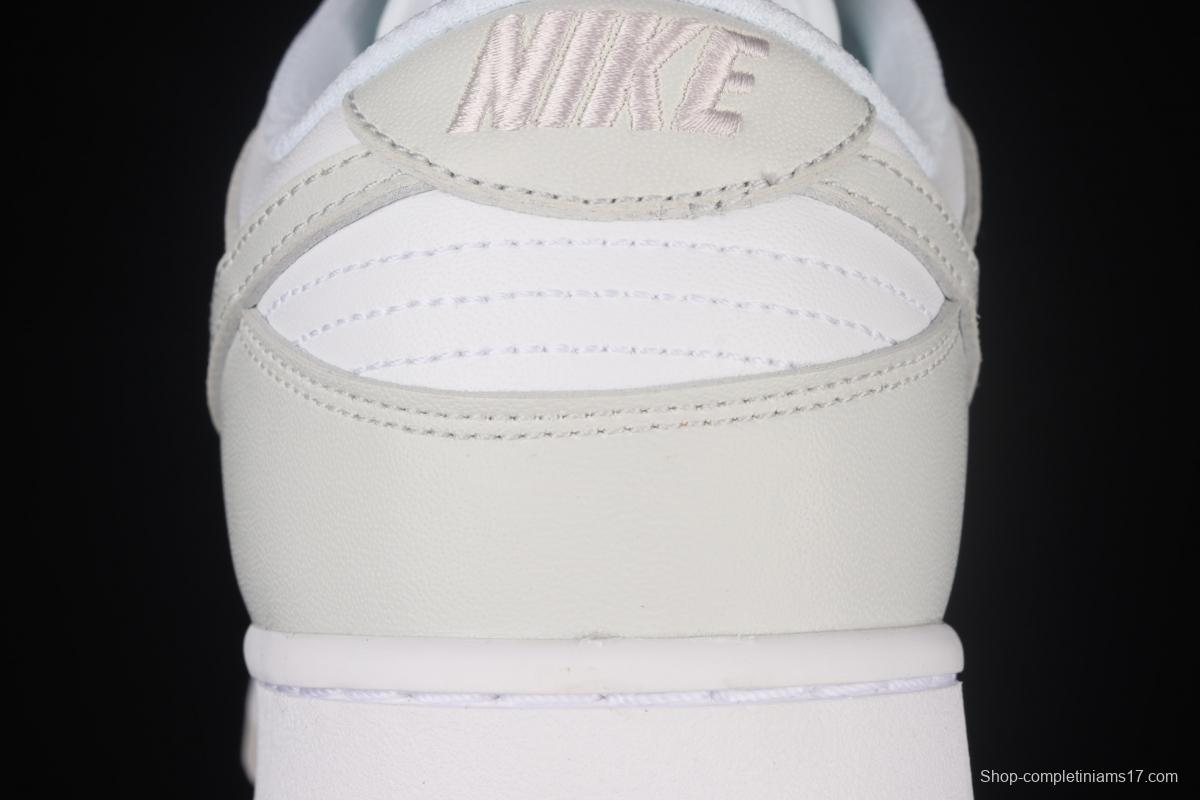 NIKE SB DUNK Low dunk series white light gray color matching low-side leisure sports skateboard shoes DD1503-103
