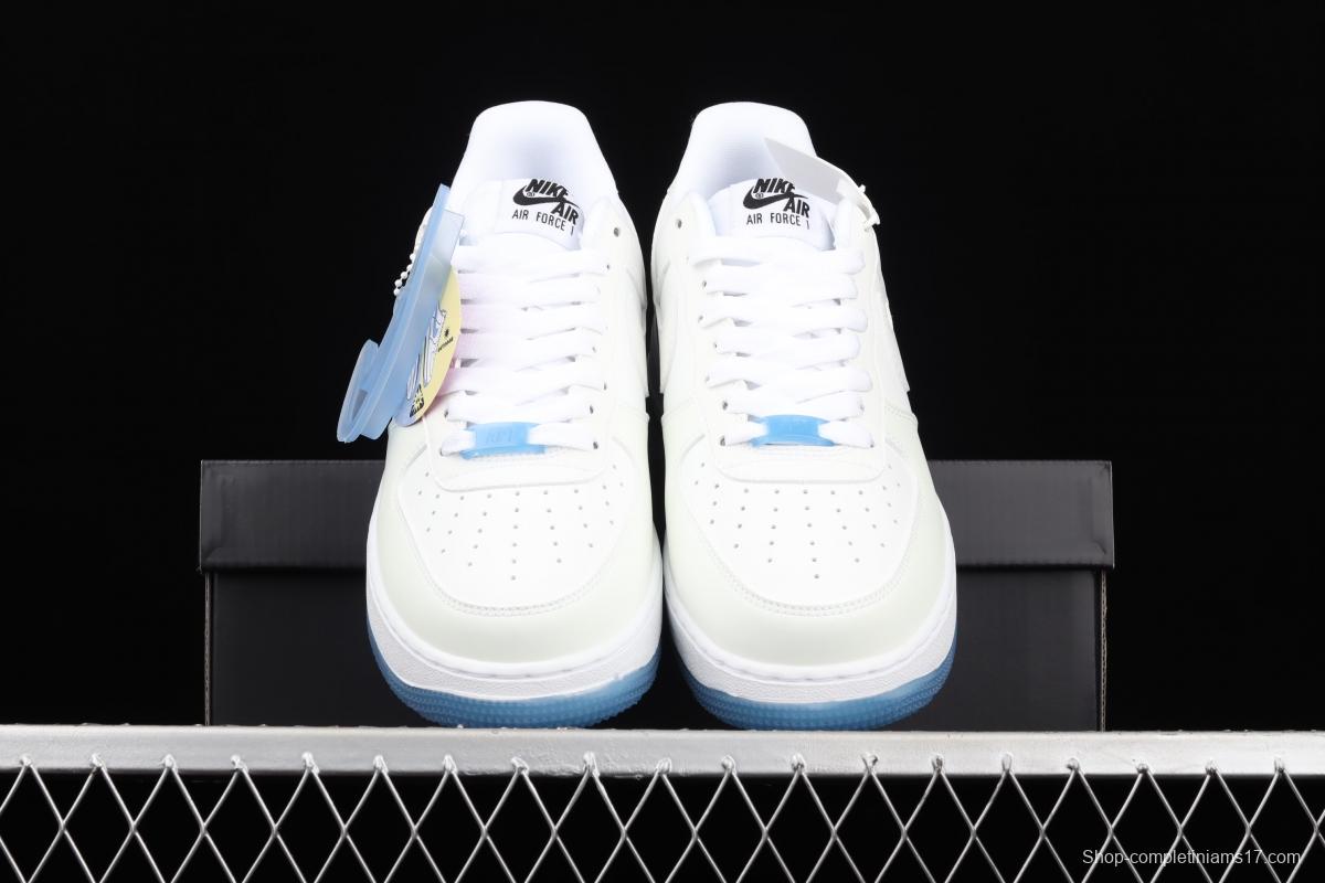 NIKE Air Force 1 purple light discoloration low-top sports leisure board shoes DA8301-100