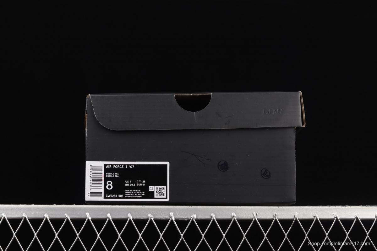 NIKE Air Force 1x 07 Lx black and white color low-top casual board shoes CW2288-905