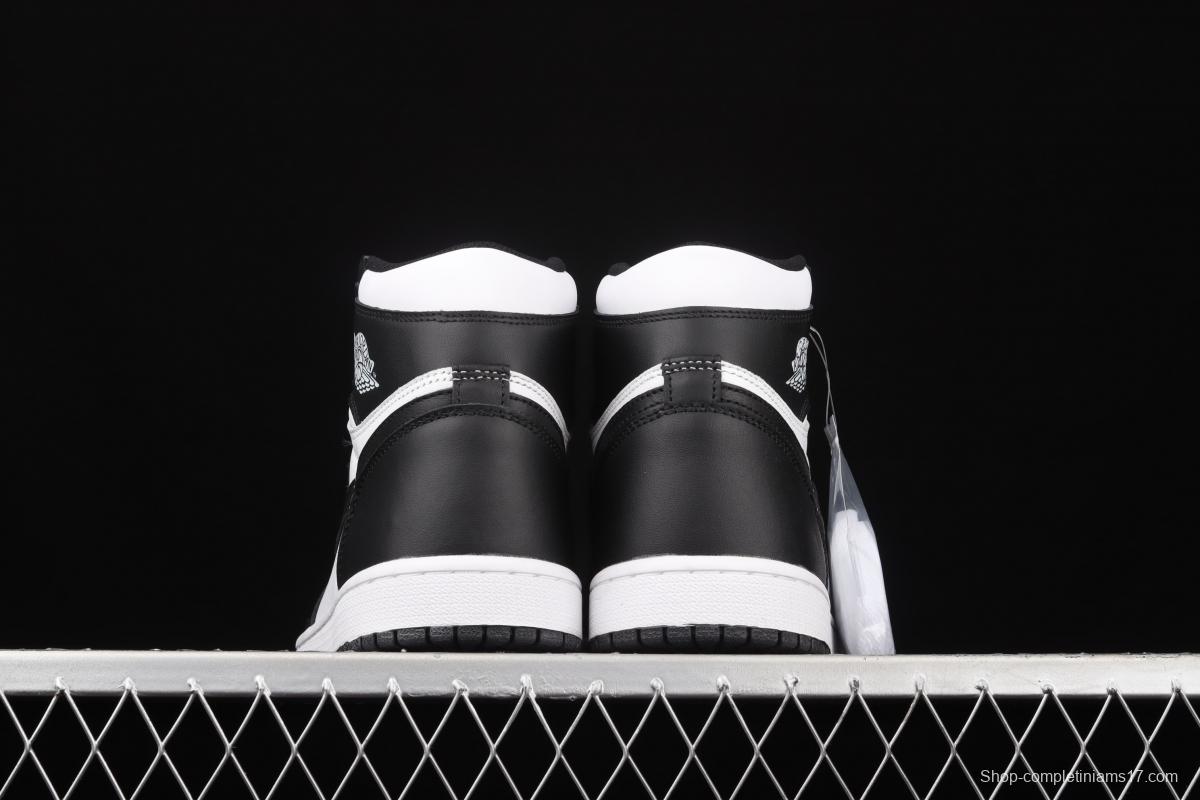 Air Jordan 1 High high band white and black 555088-010