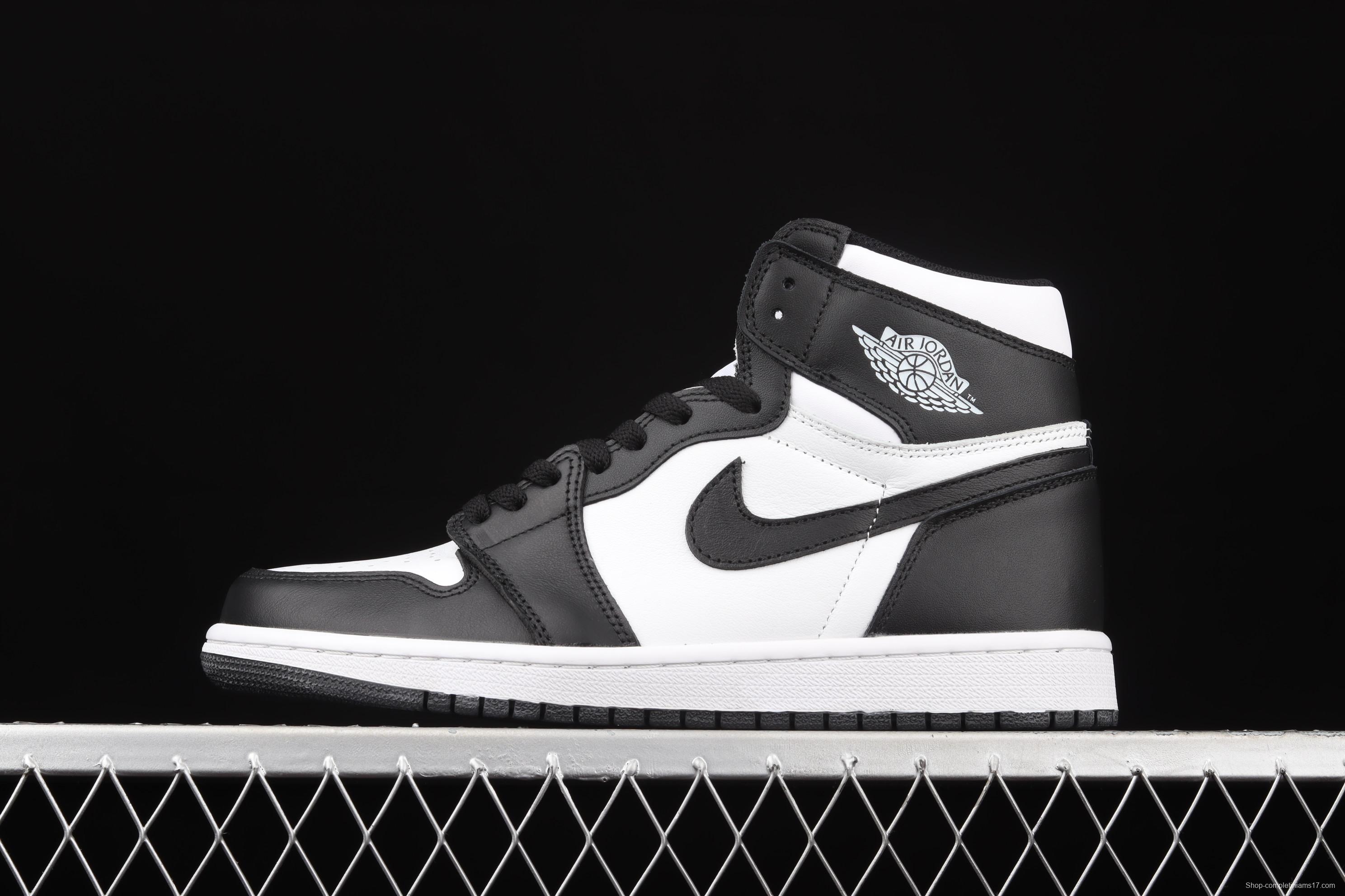 Air Jordan 1 High high band white and black 555088-010