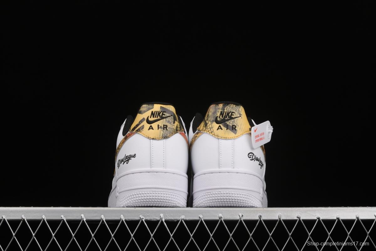 NIKE Air Force 1x07 low-top casual board shoes DM7578-100