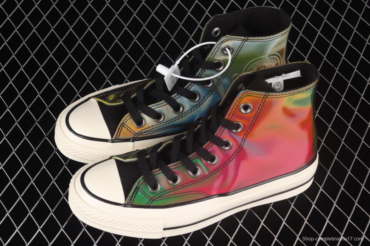 Converse Chuck70 color artificial leather chameleon high-top leisure board shoes 170495C