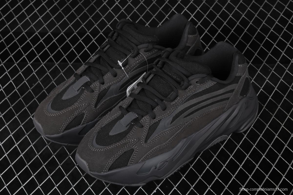 Adidas Yeezy Boost 700Inertia FU6684 Kanye coconut 700all black running shoes 3M reflection