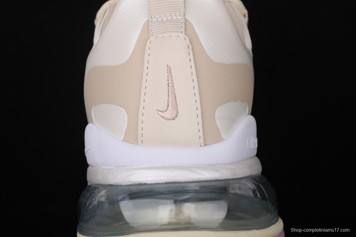 NIKE Air Max 270React new high-frequency mesh function half-palm air cushion running shoes CU9333-100