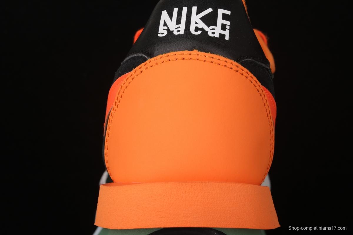 BAPE Shark Mouth x Sacai x NIKE LVD Waffle Daybreak co-signed catwalk style double hook Swoosh running shoes BV0073-007