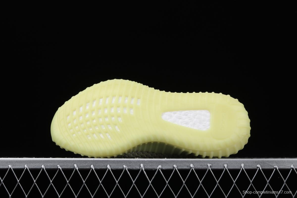 Adidas Yeezy 350 Boost V2 FQ9009 das coconut 350 second generation hollowed-out lemon yellow color matching