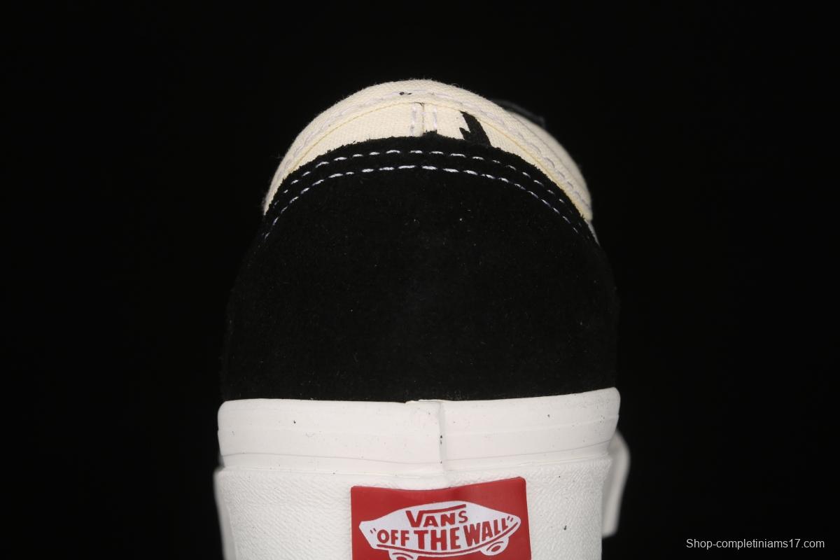 Vans Style 36 Cecon SF PEACEMINUSONE Baotou killer whale white print black maple leaf low-top board shoes VN0A3MVLK0A