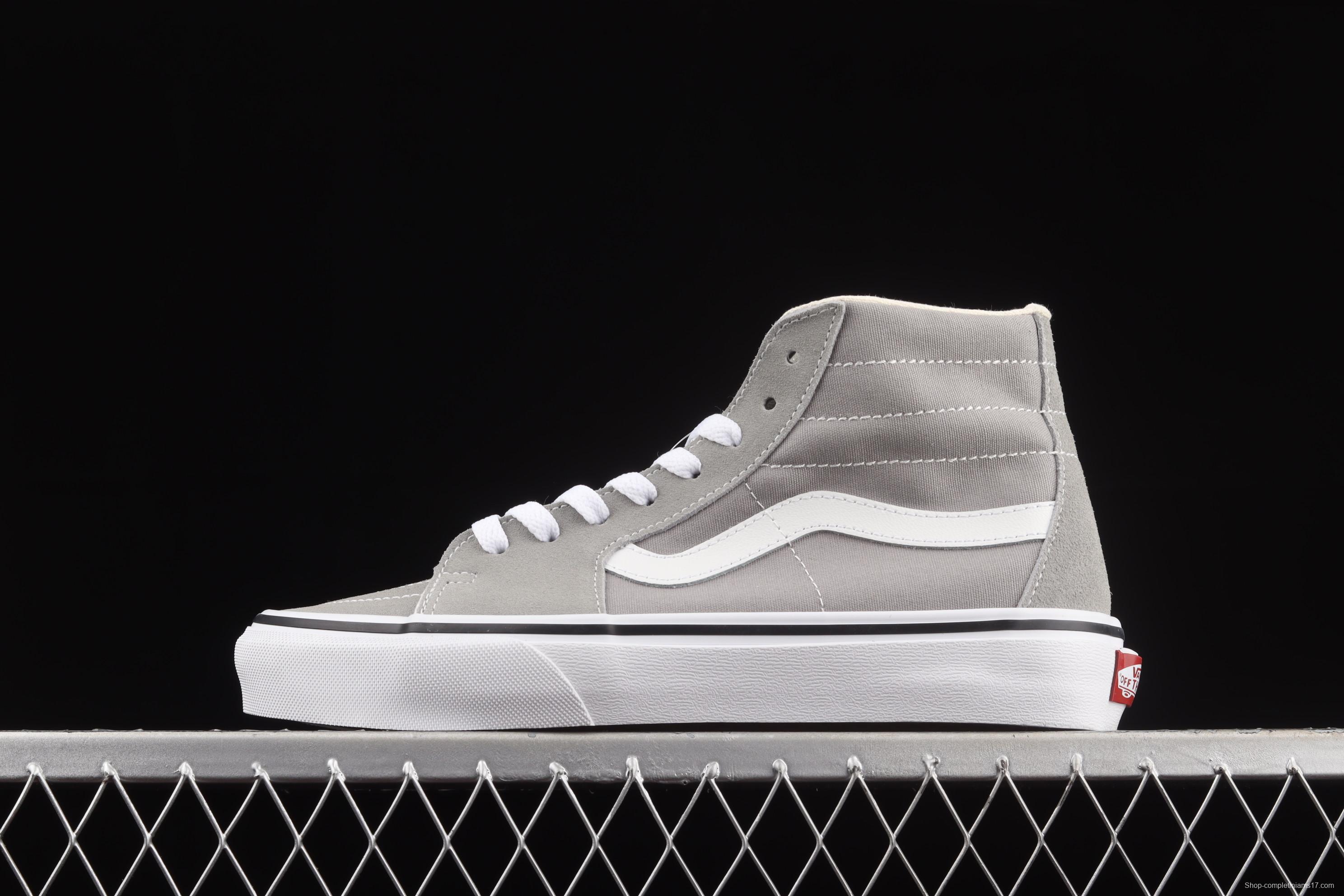 Vans Sk8-Hi Vance light gray Gaobang casual canvas shoes VN0A4U16IYP