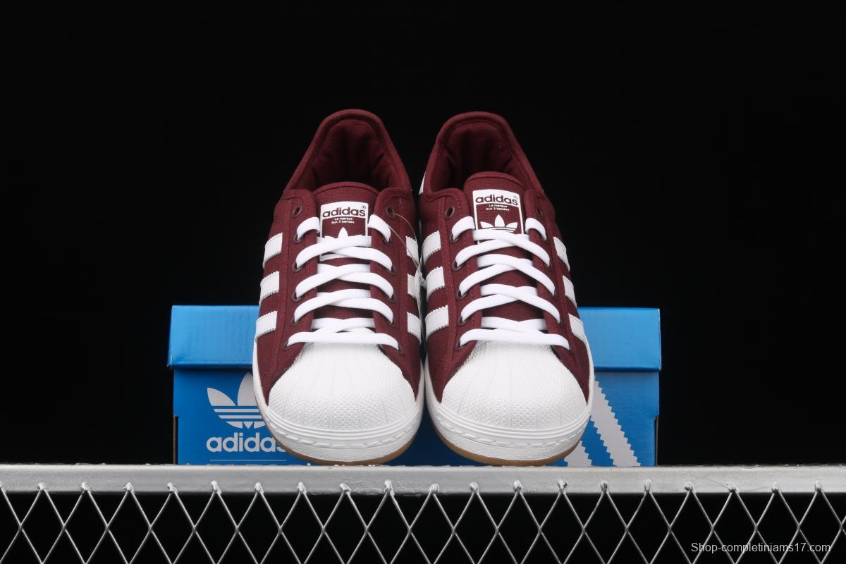 Adidas Originals Superstar S82573 shell head canvas breathable casual board shoes