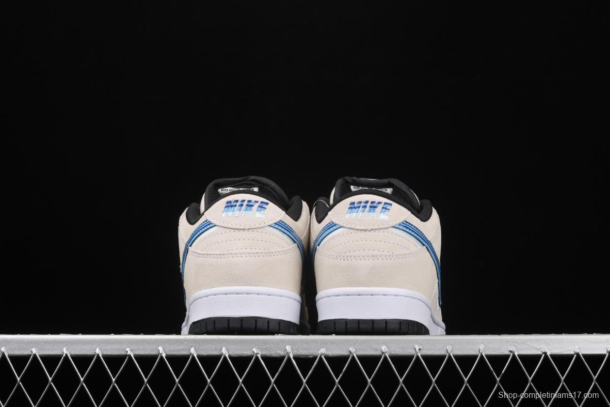 NIKE DUNK SB Low Pro road travel blue hook white blue low-top men's casual board shoes CT6688-200