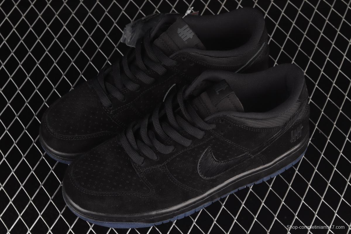 UNDFEATED x NIKE DUNK Low black soul color dunk series low-side leisure sports skateboard shoes DO9329-001