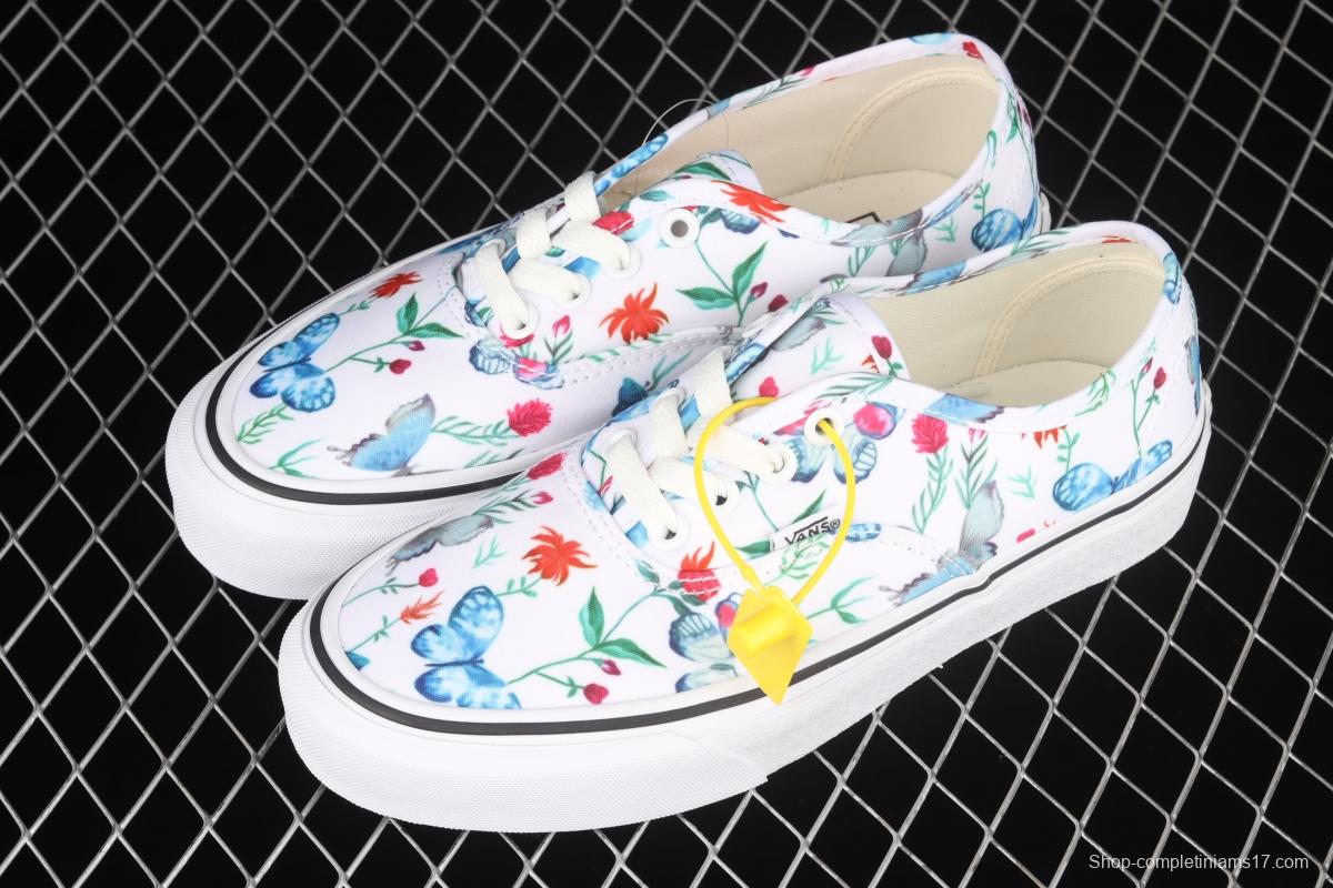 Vans Authentic butterfly pattern drawing low-top casual board shoes VN0A5HZSUC0