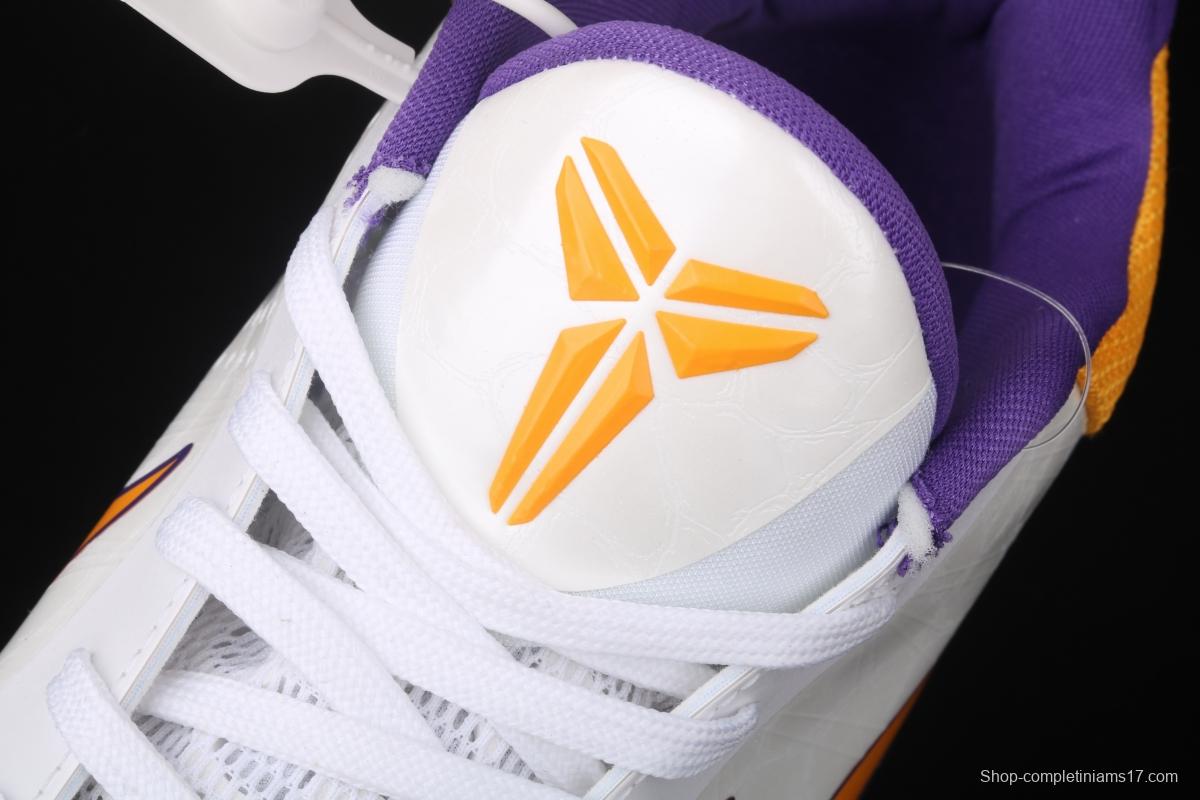 NIKE Zoom Kobe V Protro Kobe Bryant 5 Lakers 2020 remake low-top sports basketball shoes 386429-102
