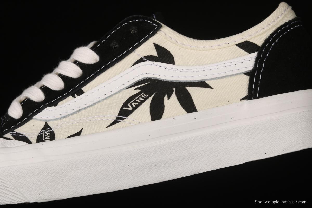 Vans Style 36 Cecon SF PEACEMINUSONE Baotou killer whale white print black maple leaf low-top board shoes VN0A3MVLK0A