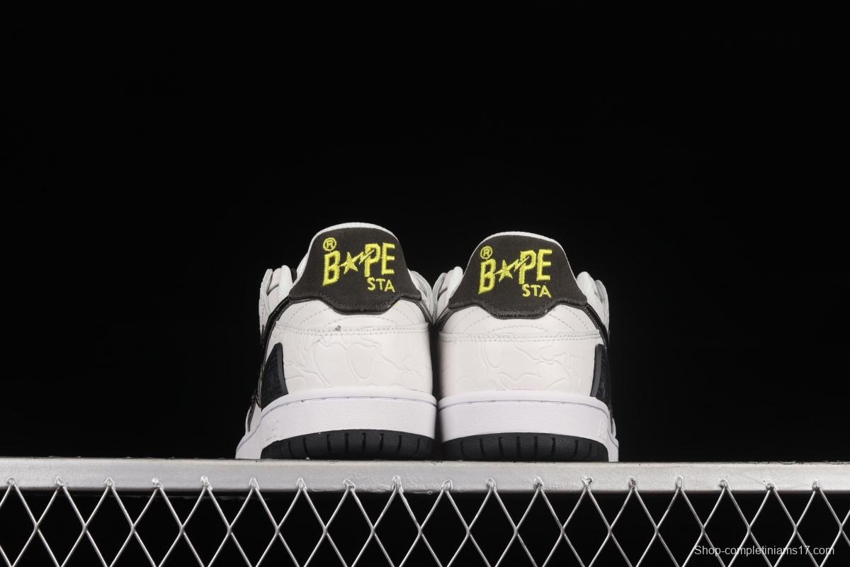 Human MAdidase Bape Sta Sk8 To Nigo trend godfather Nigo brand ape head classic skateboard shoes 1H80191020