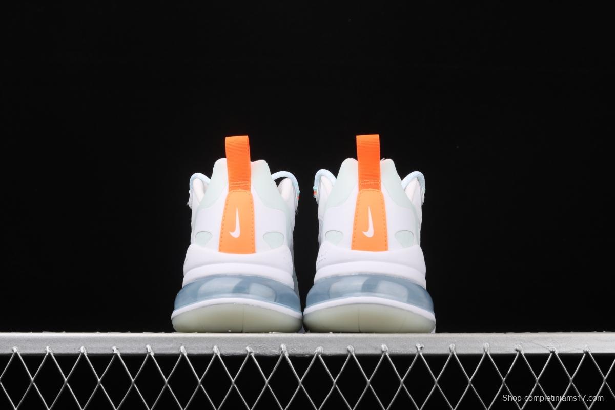 NIKE Air Max 270React new high-frequency mesh function half-palm air cushion cushioning running cloth shoes CJ0620-100