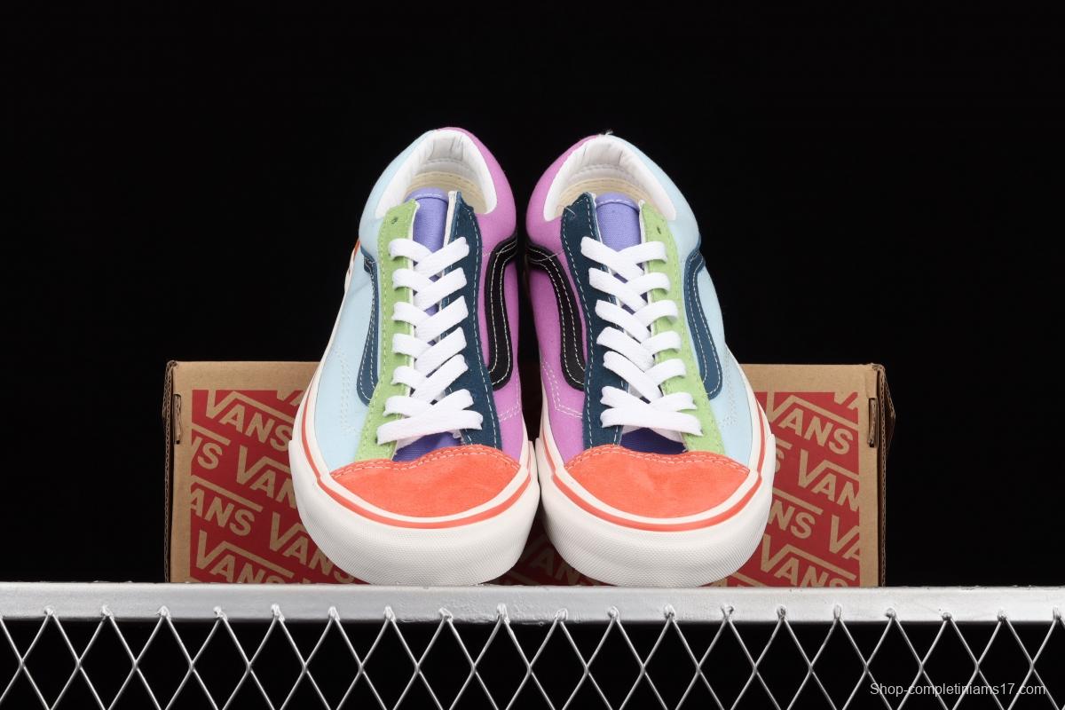 Vans Style 36 ice cream cream blue matching mandarin duck low upper board shoes VN0A54F66TA