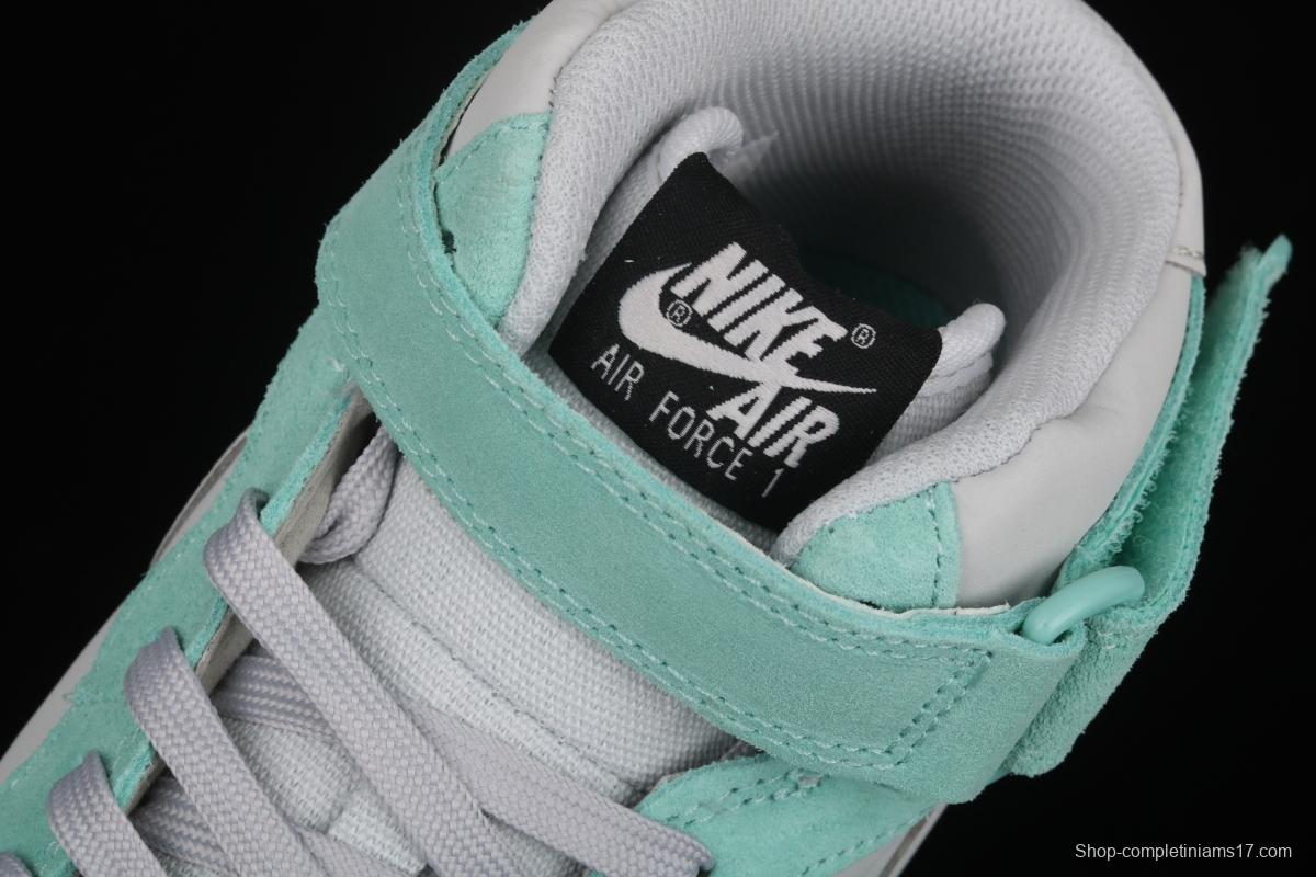 NIKE Air Force 11607 Lceland Green Rare Classic Chinese Bang Bang Leisure Sports Board shoes Leather Grey Tiffany Iceland Green 596729-301