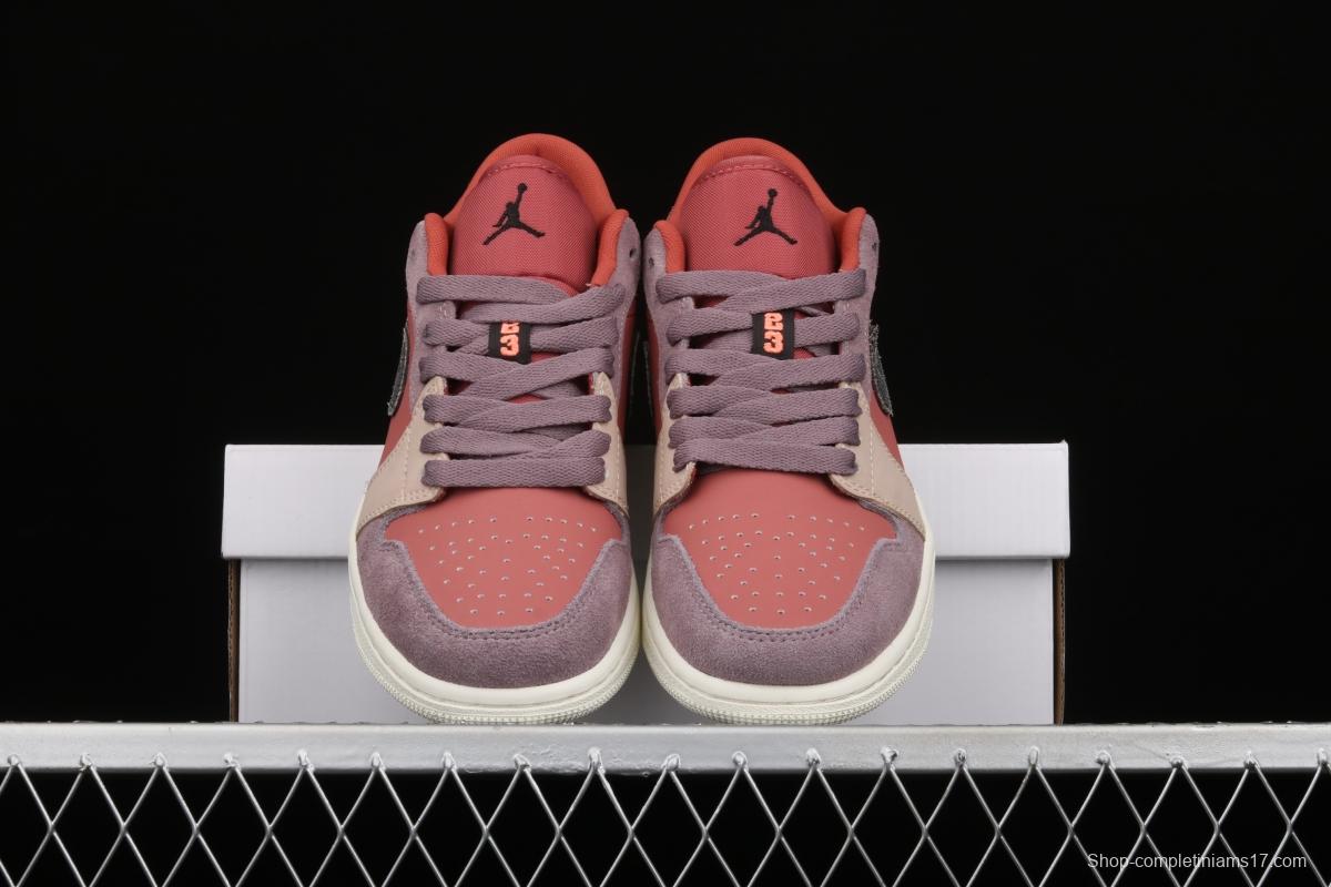 Air Jordan 1 Low pink purple splicing DC0774-602