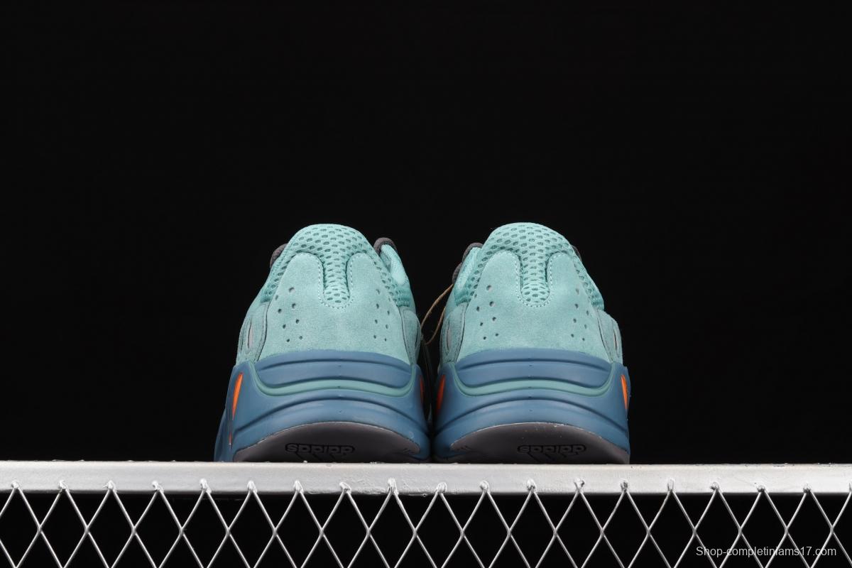 Adidas Yeezy Boost 700 Sea Blue GZ2002 Kanye coconut 700 sea blue running shoes BASF popcorn