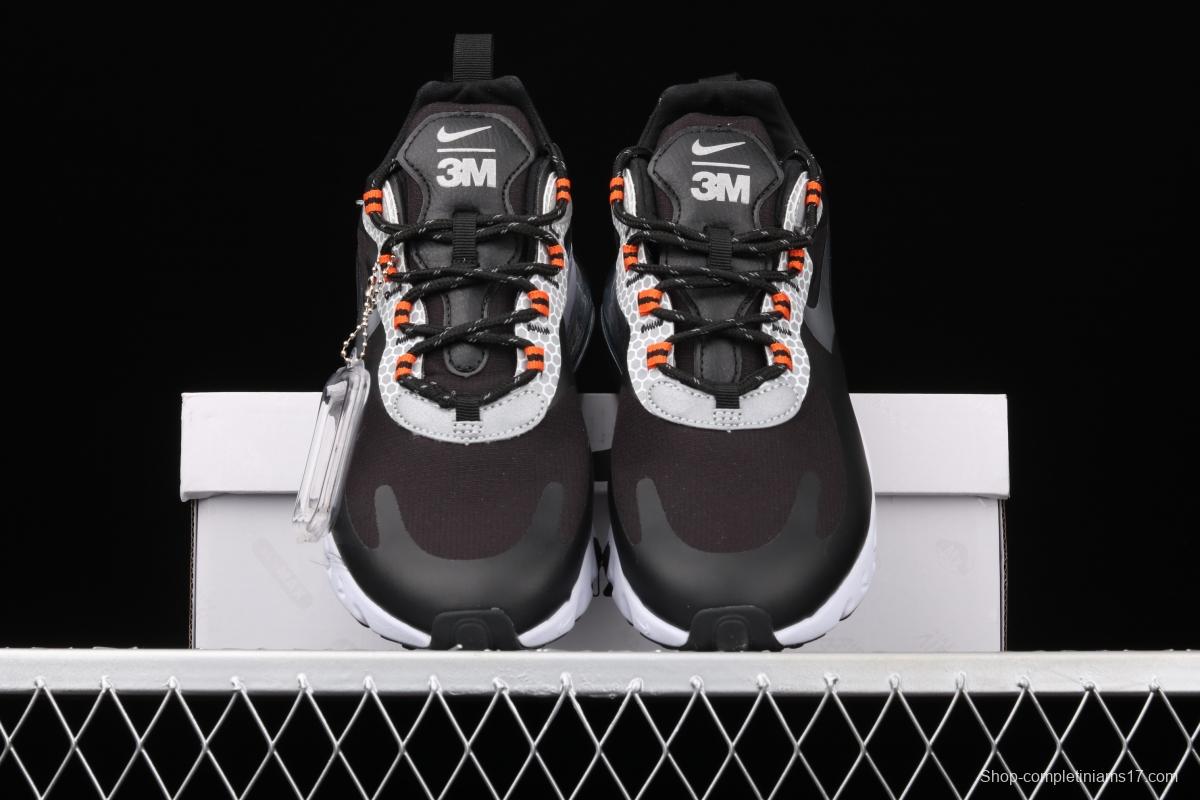 NIKE Air Max 270React new high-frequency mesh hollowing out function half-palm air cushion running shoes CT1834-001
