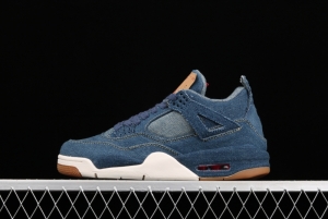 Levi's x Air Jordan 4 Denim Reeves co-signed cowboy blue AO2571-401