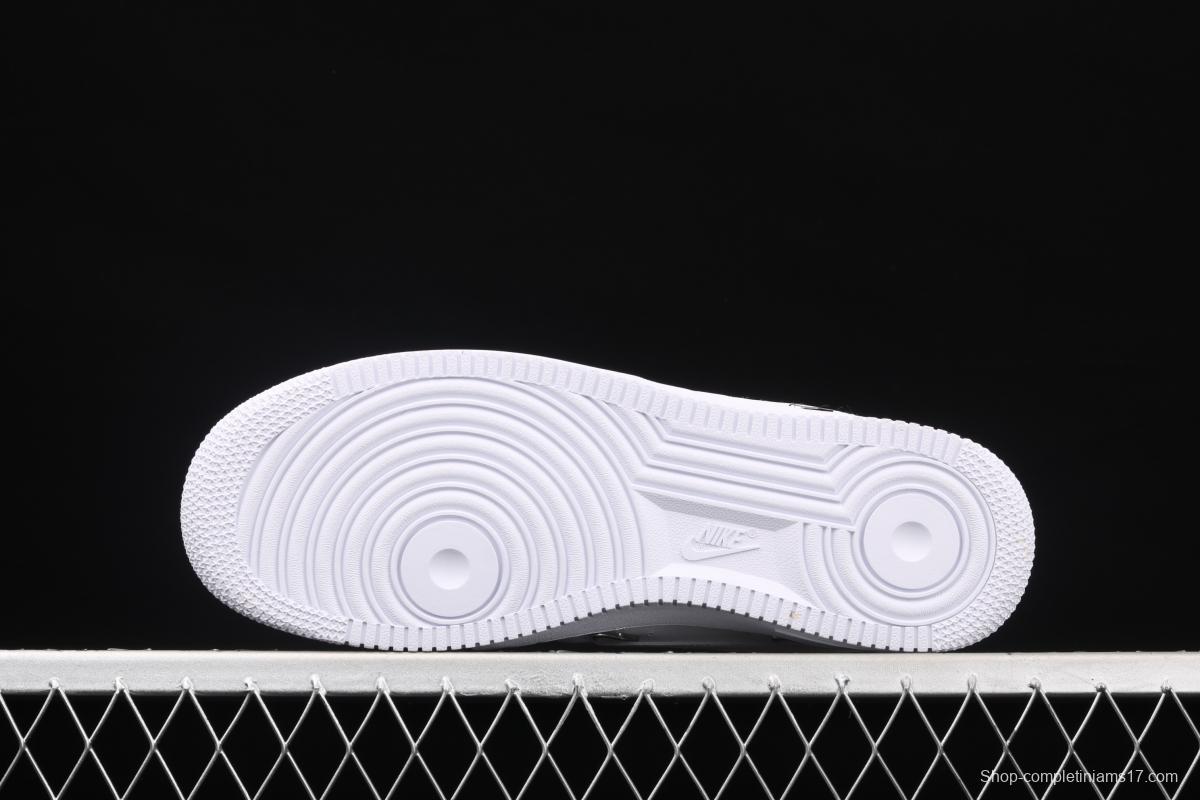 NIKE Air Force 11607 Low All white joint name small silver hook low-top casual board shoes CT1990-100