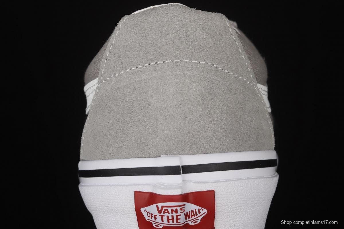 Vans SK8-Low gray side stripes low-side professional skateboard shoes VN0A4UUKIYP