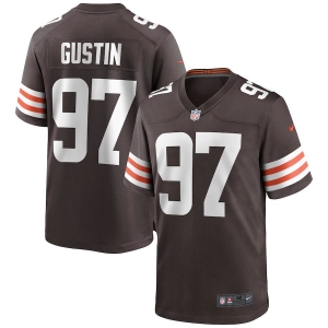 Men's Porter Gustin Brown Player Limited Team Jersey